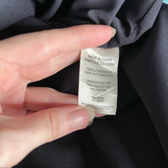 Theory Blue Striped Bramnen Sleeveless Summer Maxi Dress - Picture 5 of 7